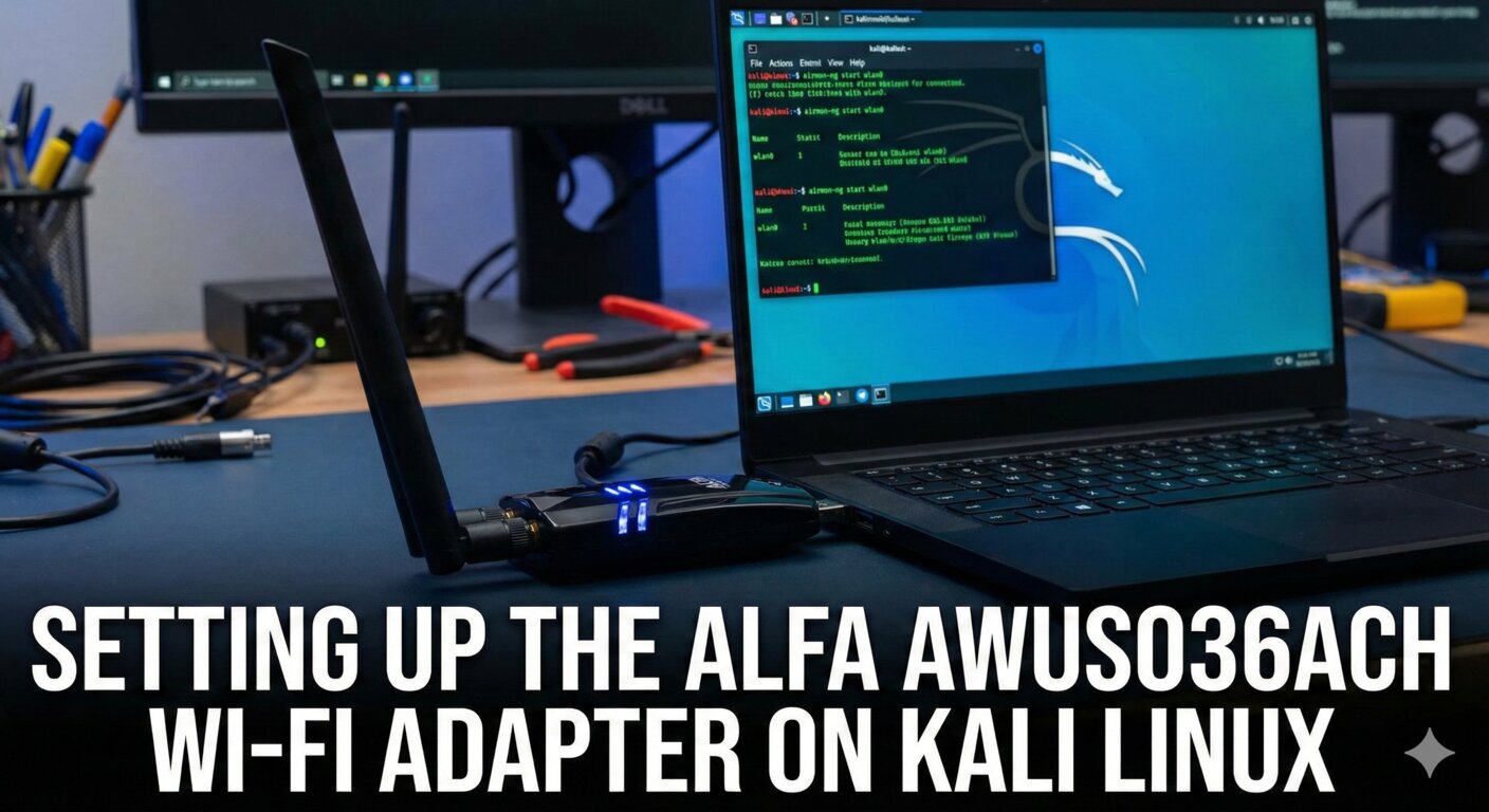 Setup Alfa AWUS036ACH Wi-Fi Adapter on Kali Linux