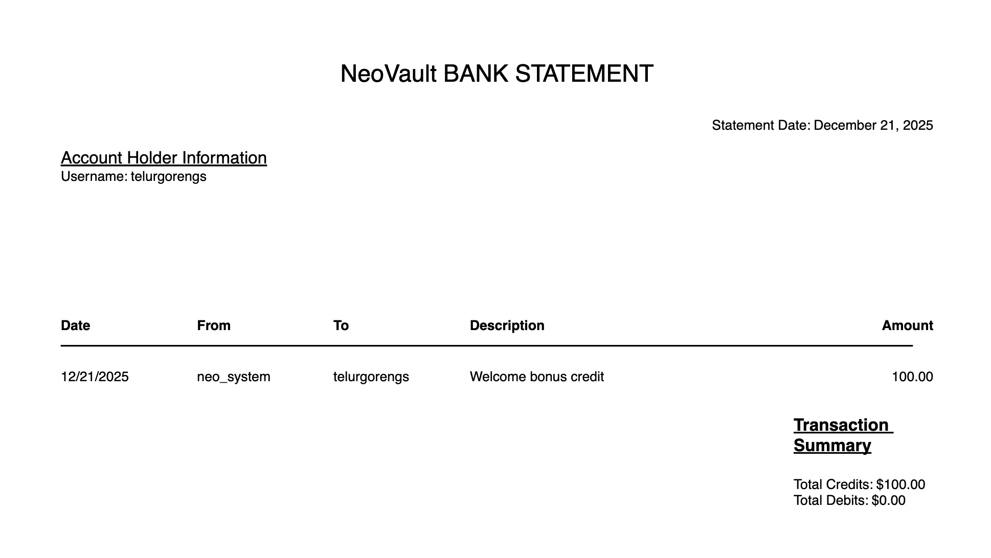 Financial Report Download