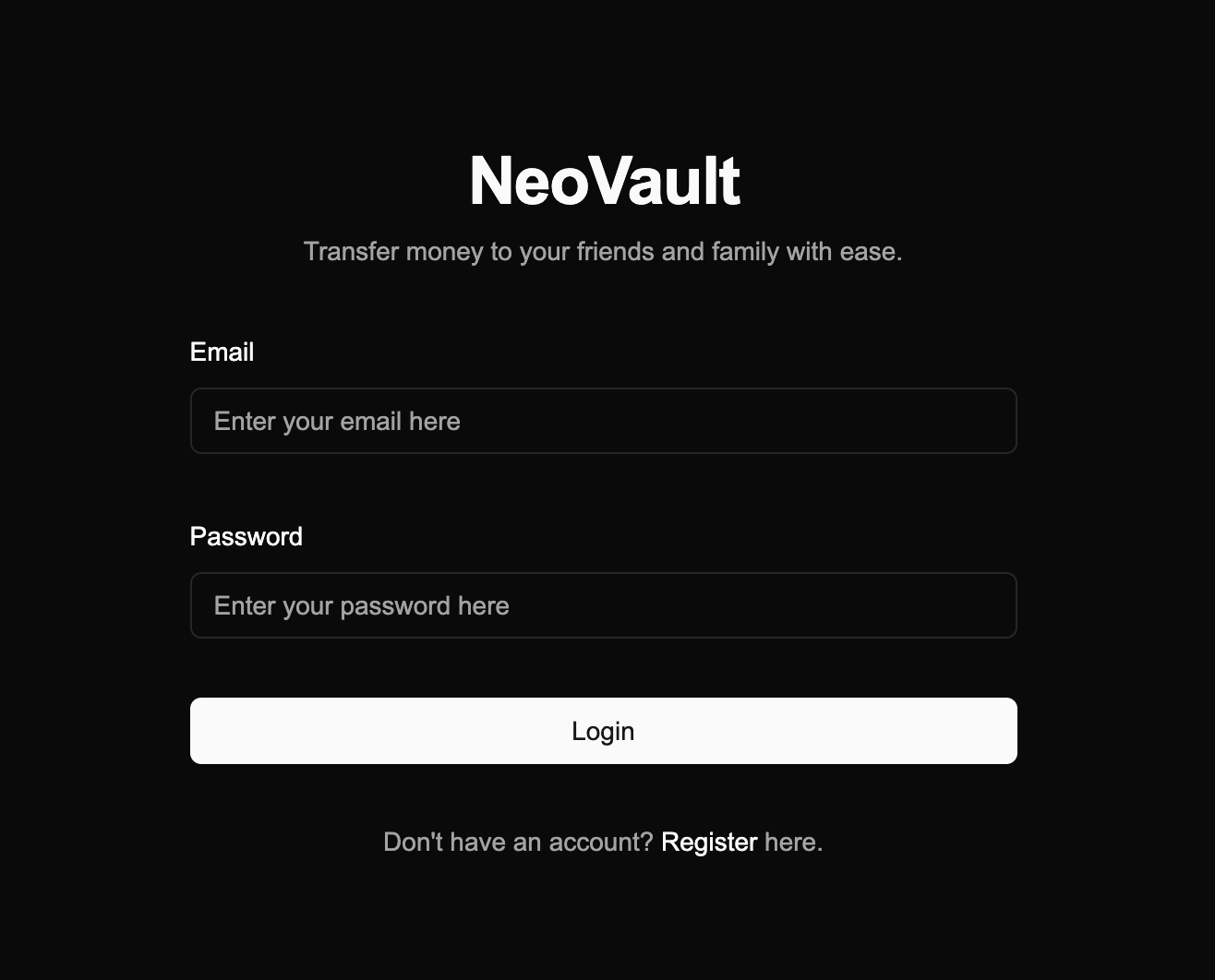 Login Page